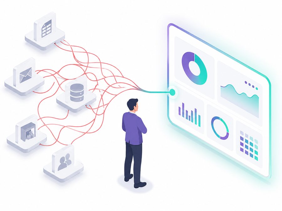 Rozproszone systemy łączą się w jeden przepływ danych Data Mind